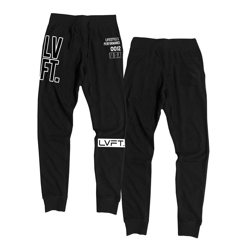 Muscle training fitness sports trousers men's breathable slim fit footwear pants