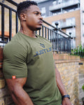 Muscle European and American brothers summer new sports and leisure short-sleeved T-shirt men's sweat-absorbent breathable running sports t-shirt