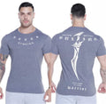Muscle fitness T-shirt 2019 summer new quick-drying round neck fitness sports T-shirt men's running training special