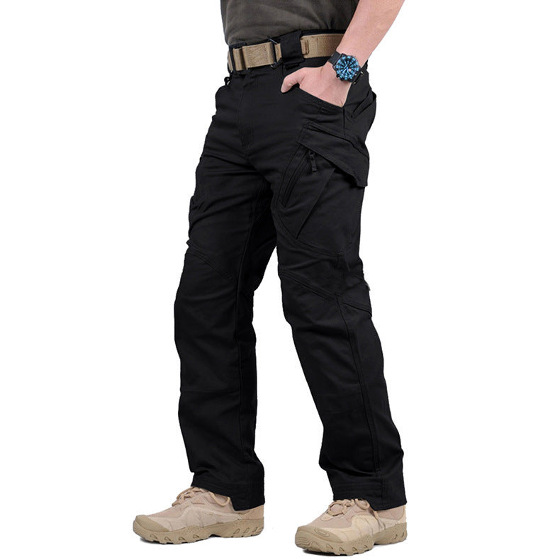 Outdoor multi-pocket travel wholesale wear-resistant assault pants X9 loose waterproof fishing mountaineering men's overalls trousers