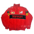 F1 racing suit motorcycle suit riding suit jacket jacket motorcycle team autumn and winter long-sleeved cotton coat men's full embroidery women's race