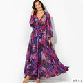 New women long dresses ladies print beach dress holic