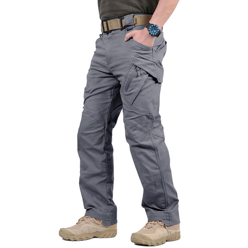 Outdoor multi-pocket travel wholesale wear-resistant assault pants X9 loose waterproof fishing mountaineering men's overalls trousers
