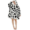 New Lazy Blanket Sherpa Pullover Flannel Sweater Avocado Star Hoodie Outdoor Warm Home Service