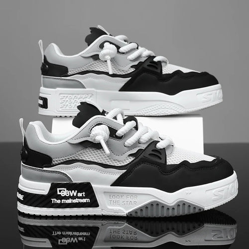 Breathable men's shoes, casual skate shoes, sports shoes, daily fitness training, outdoor hiking, street walking. Unisex, suitab
