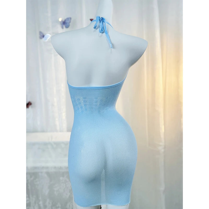 1PC Sexy Women Fishnet Cover Up Without Bikini Hollow Out Bodycon Dress  See Through Beachwear Summer Women's Swimwear DSH569