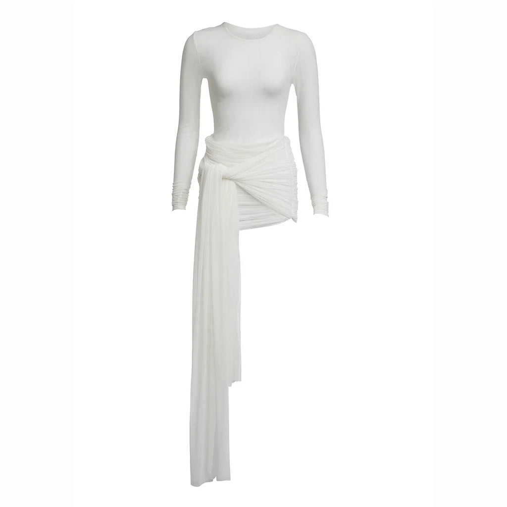 1 Piece Cover-Ups Bikini Swimsuit Mesh Dress