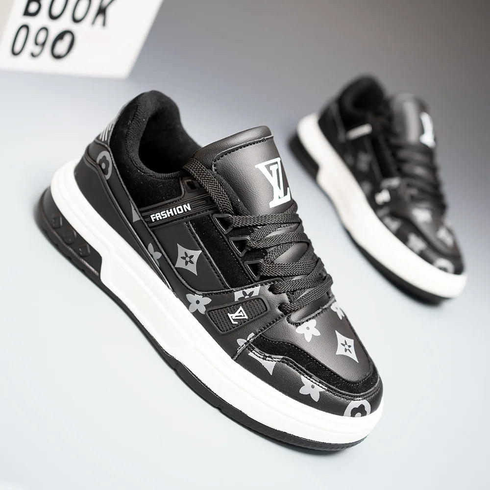 Autumn new white shoes men's platform sports casual men's board shoes couple