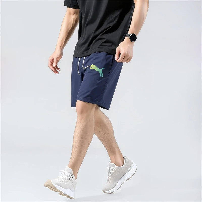 Men's Street Shorts with Elastic Waistband Casual Summer Beach Cargo Bermuda Y2K Sportswear for Men And Women Gym Clothing