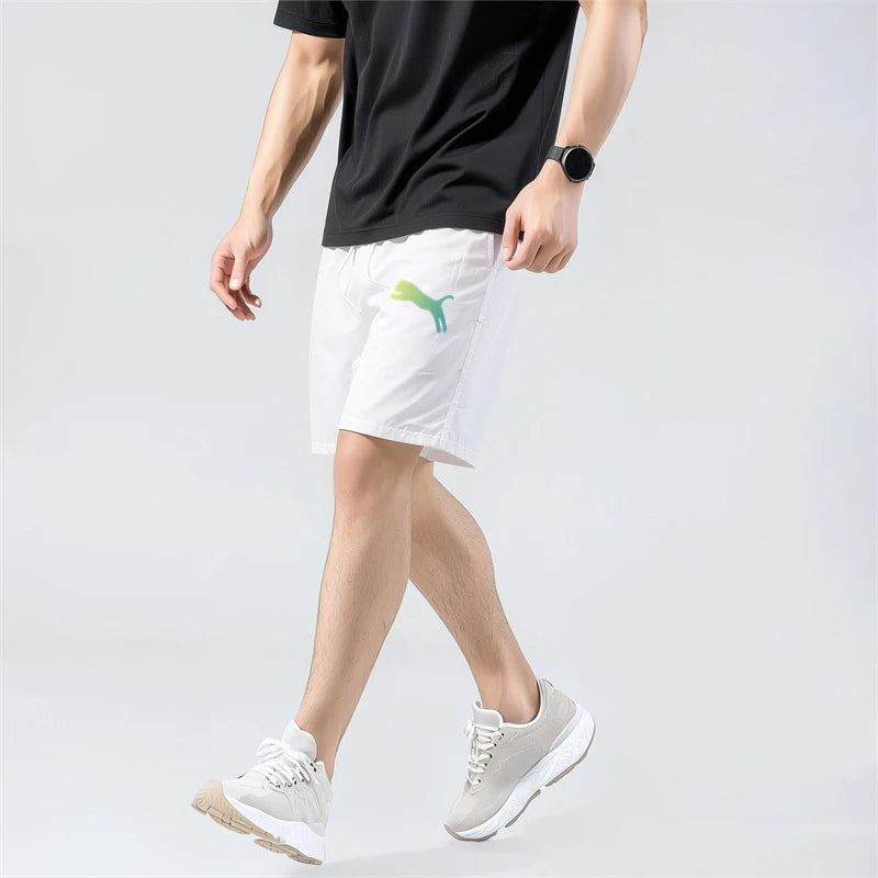 Men's Street Shorts with Elastic Waistband Casual Summer Beach Cargo Bermuda Y2K Sportswear for Men And Women Gym Clothing