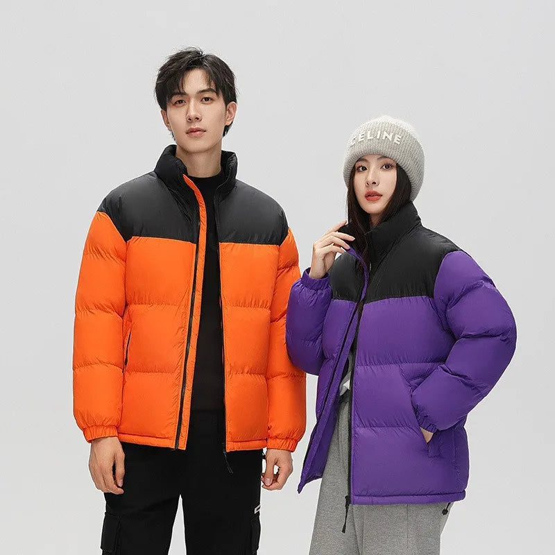 Winter Men Casual Windproof Padded Duck Down Parkas Coat Man Thick Stand Collar Parka Jacket Male Overcoat Outwear Plus Size 4XL