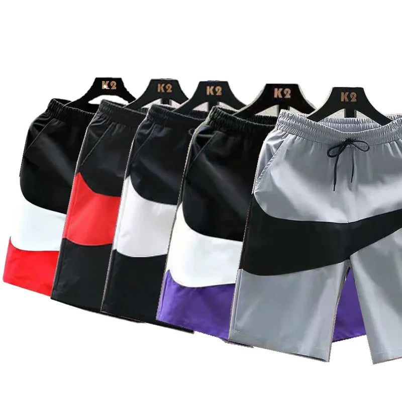 Summer Mens Sports Sweatpants casual Shorts Pockets Basic Solid Color Lightweight Pants Jogging Beach Shorts Men