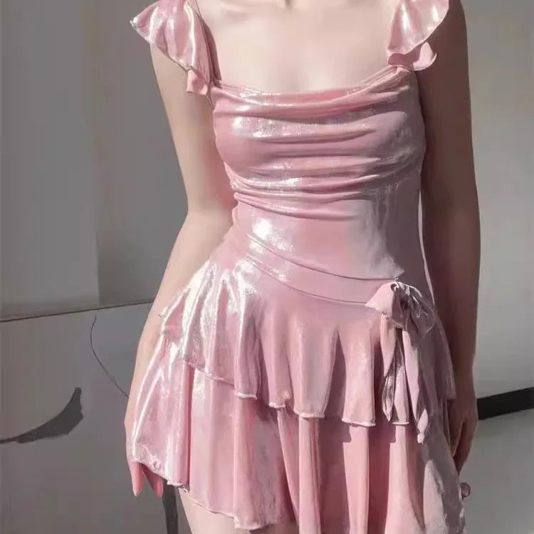 Women's New High-end Pure Conservative Suspender One-piece Swimsuit
