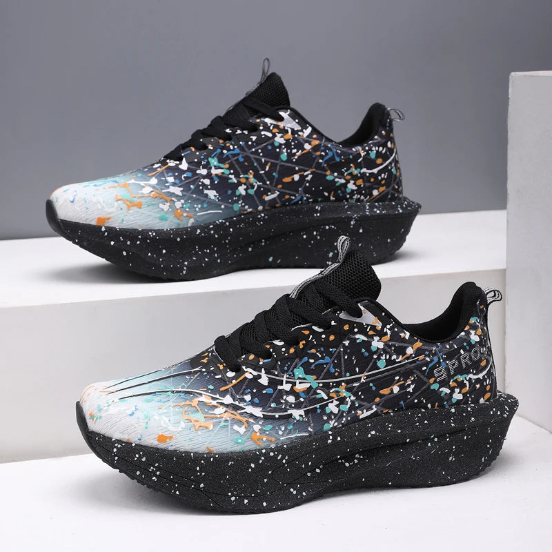 Marathon Men Running Shoes Breathable Lightweight Comfortable Casual Shoes Men Wear-resistant Low-top Comfort Sports Men running
