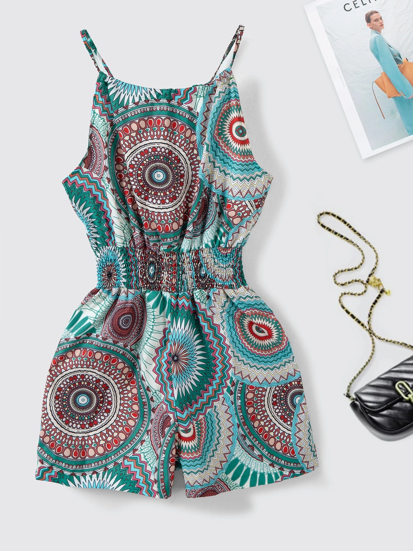 Jumpsuit 2026 Summer Sleeveless Floral Print Jumpsuit Overalls Casual Wear for Women